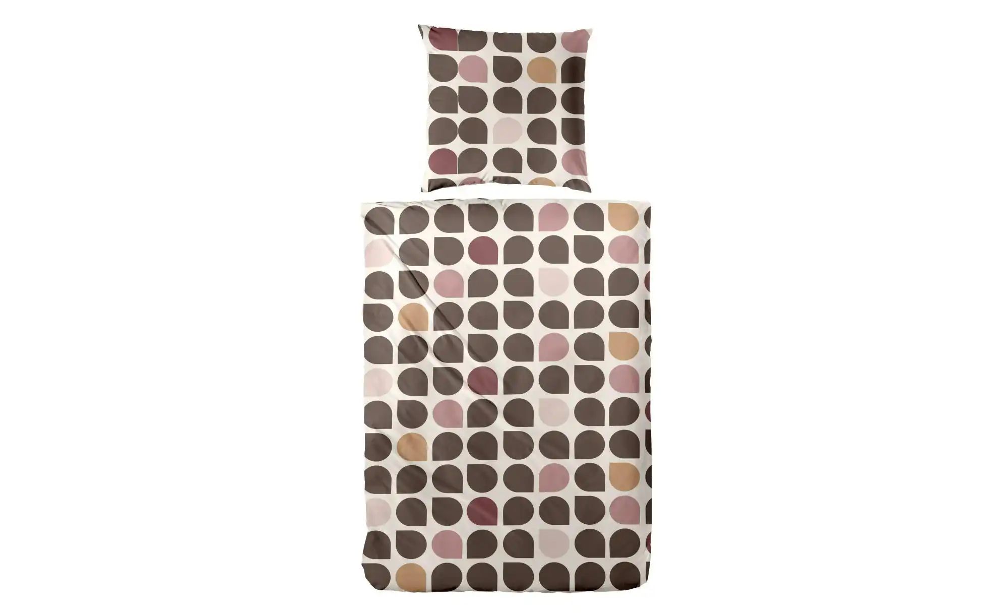 Bettwäsche-Set | braun | Maße (cm): B: 135 H: 1 Bettwaren > Bettwäsche - Sconto