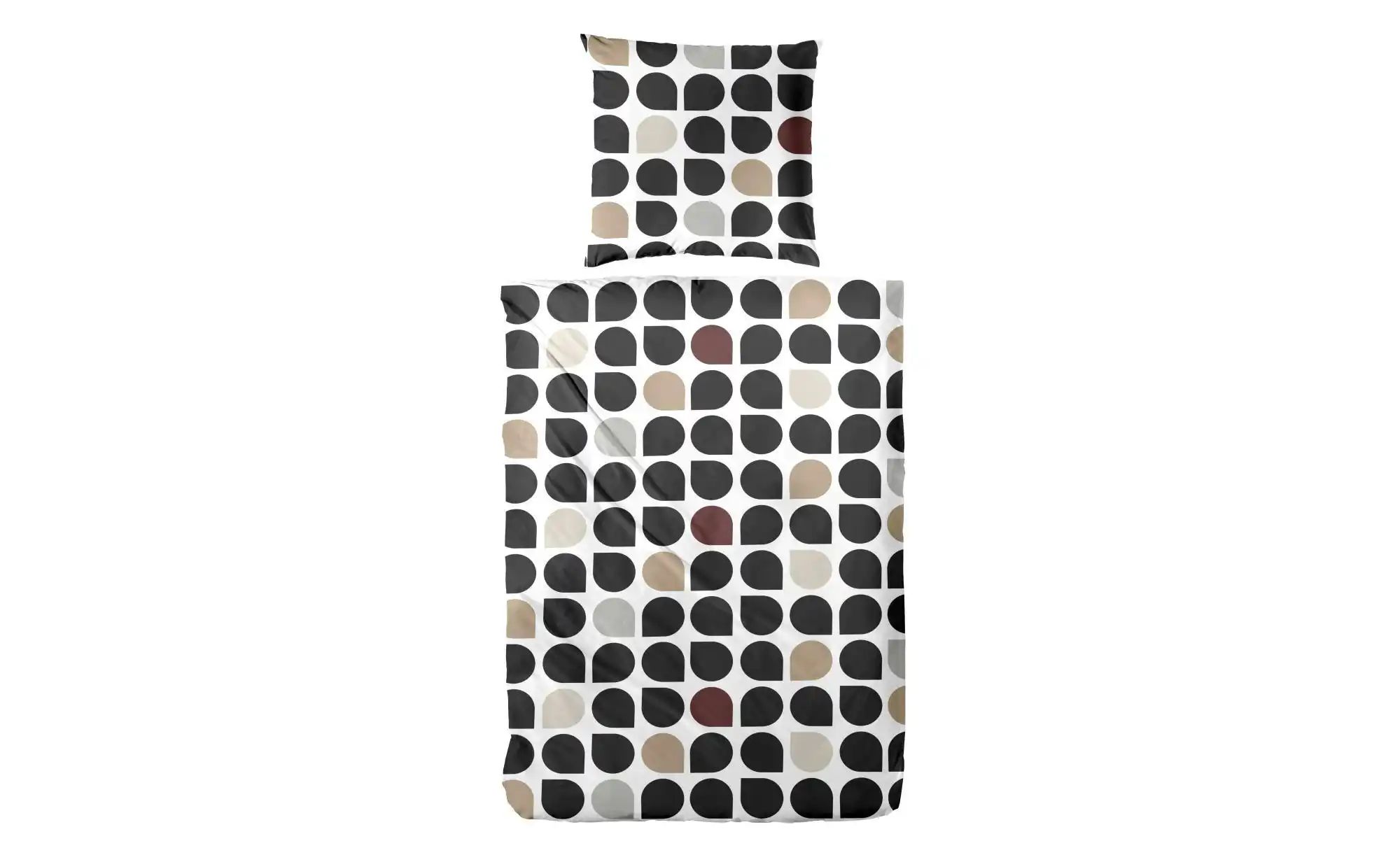 Bettwäsche-Set | grau | Maße (cm): B: 155 H: 1 Bettwaren > Bettwäsche - Sconto