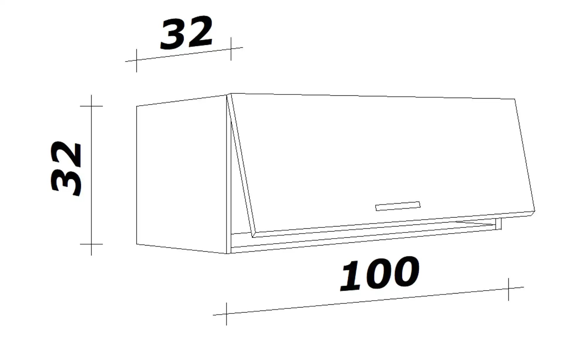 Hängeschrank  Mol ¦ holzfarben ¦ Maß...