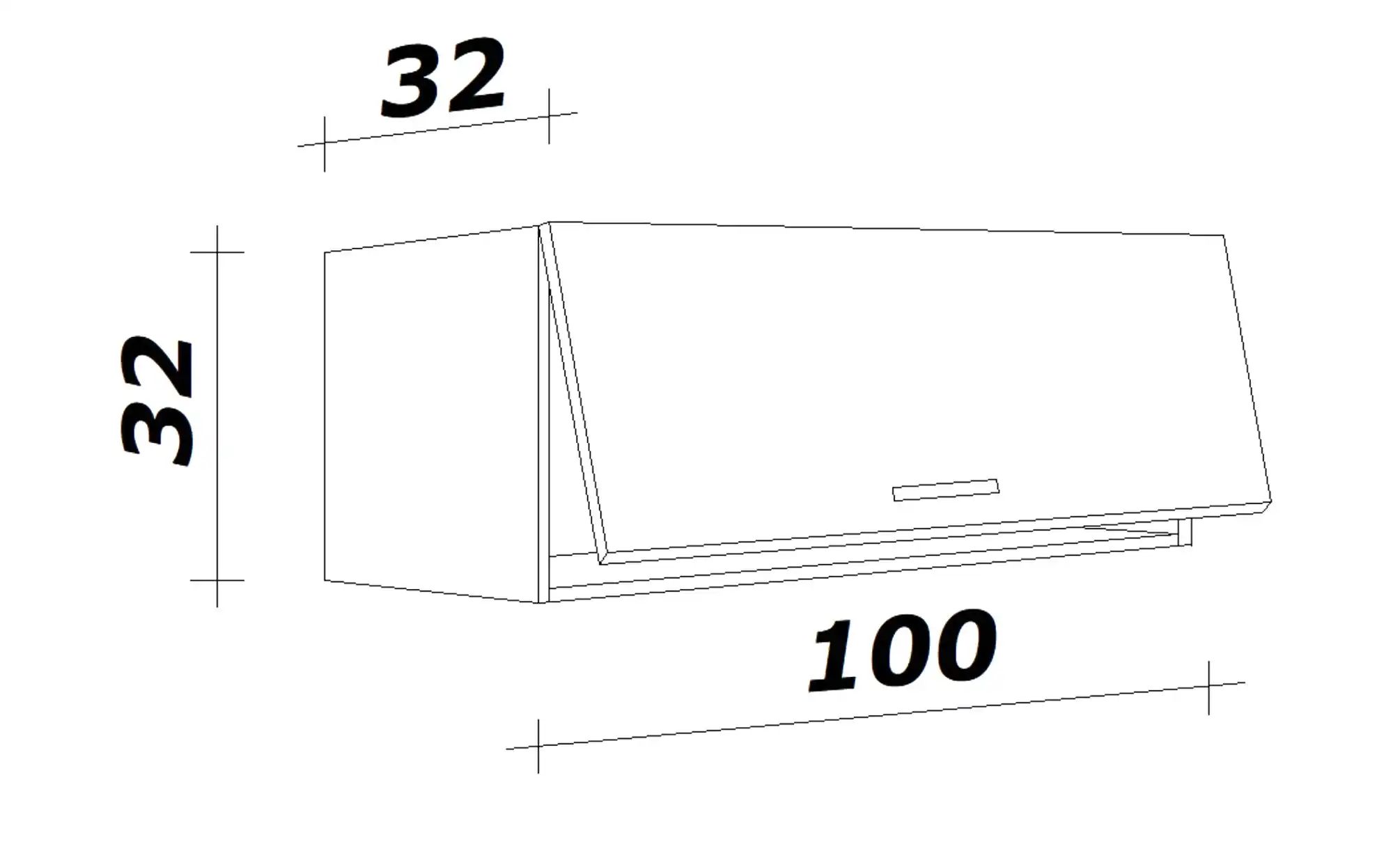 Hängeschrank  Ede ¦ weiß ¦ Maße (cm...