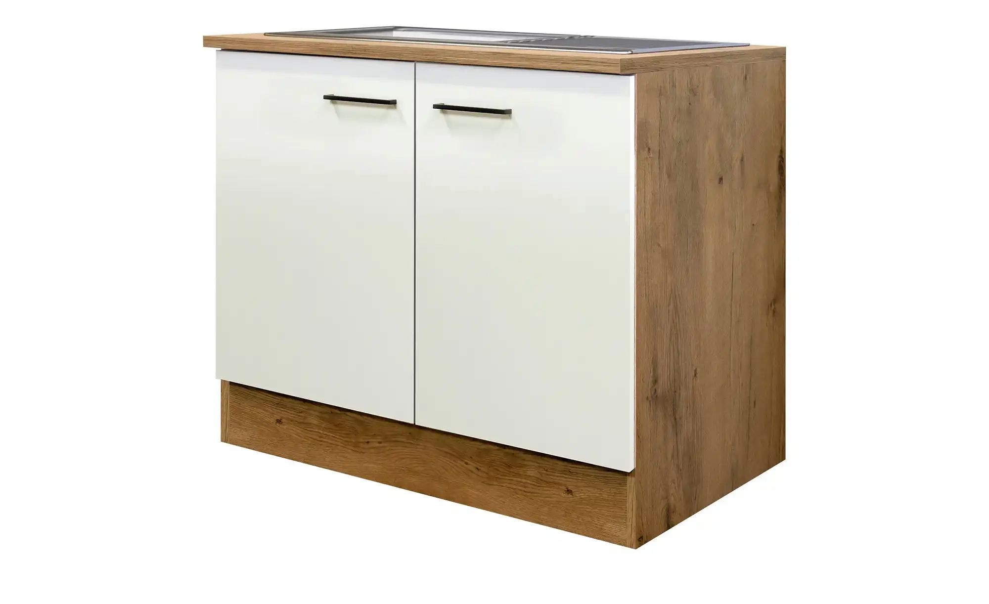 Spülenschrank  Ens ¦ creme ¦ Maße (cm): B: 100 H: 85 T: 60  –