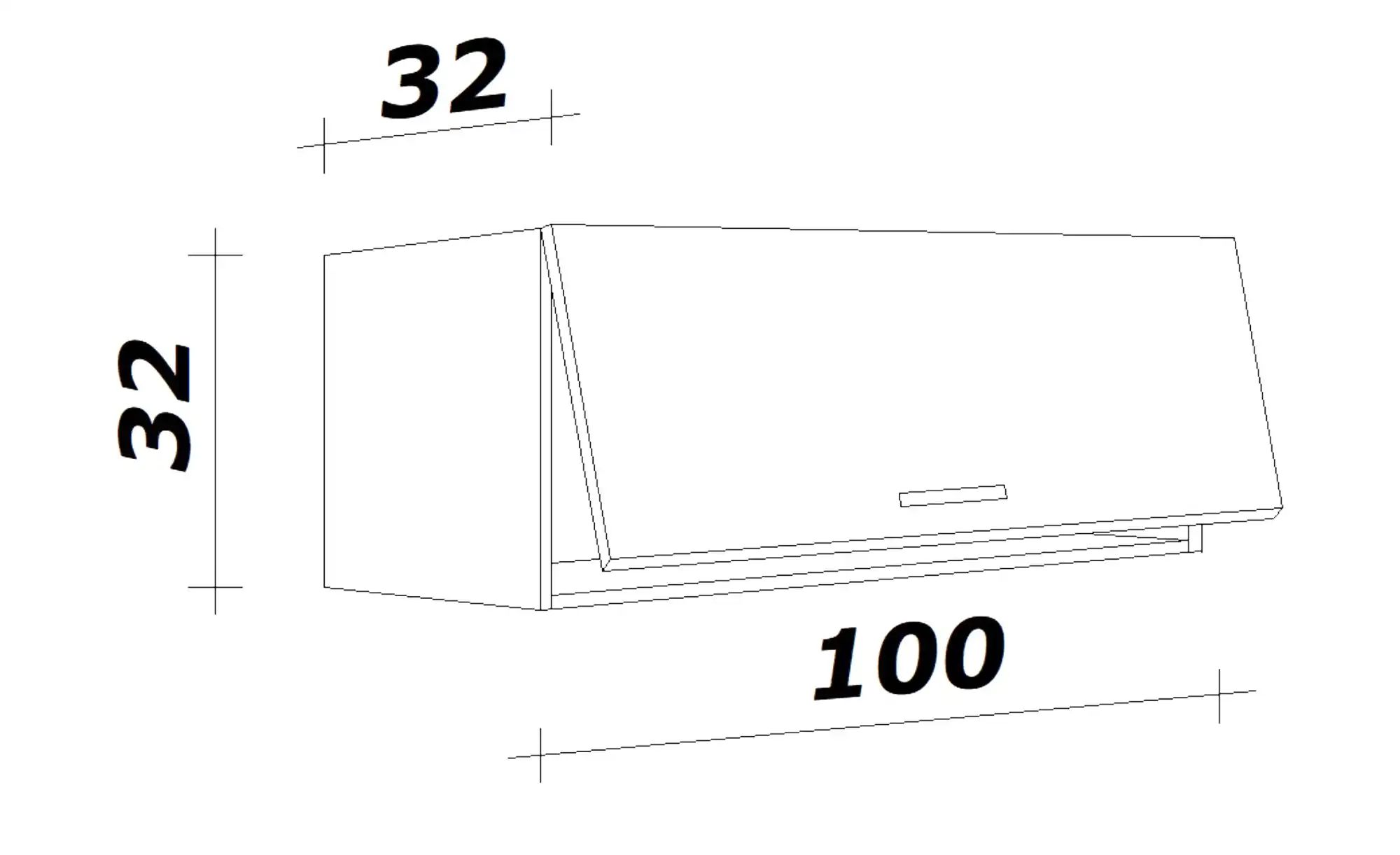 Hängeschrank  Ens ¦ creme ¦ Maße (cm...