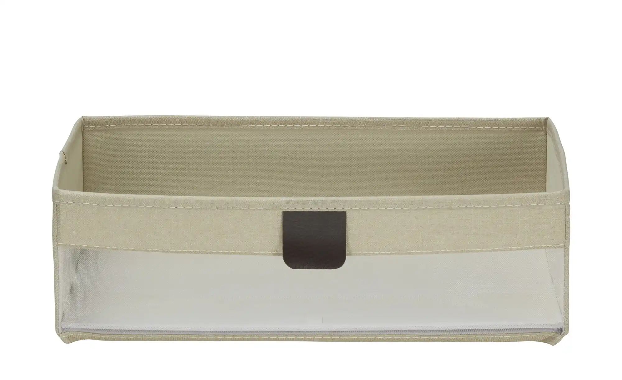 Aufbewahrungsbox faltbar | creme | Maße (cm): B: 38 H: 12 T: 26.0 Aufbewahren & Ordnen > Aufbewahrungsboxen - Sconto