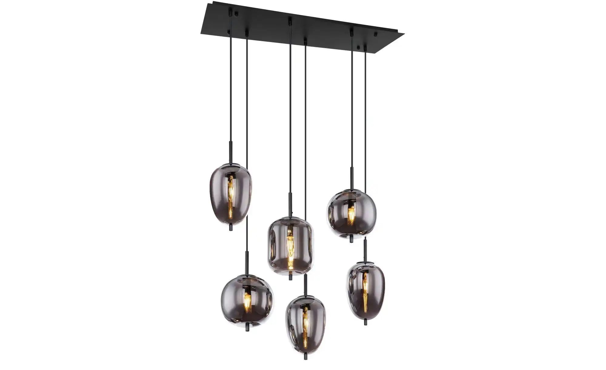 Schwarz Globo - Hängeleuchte - Blacky - Glas - Große - Bild 3