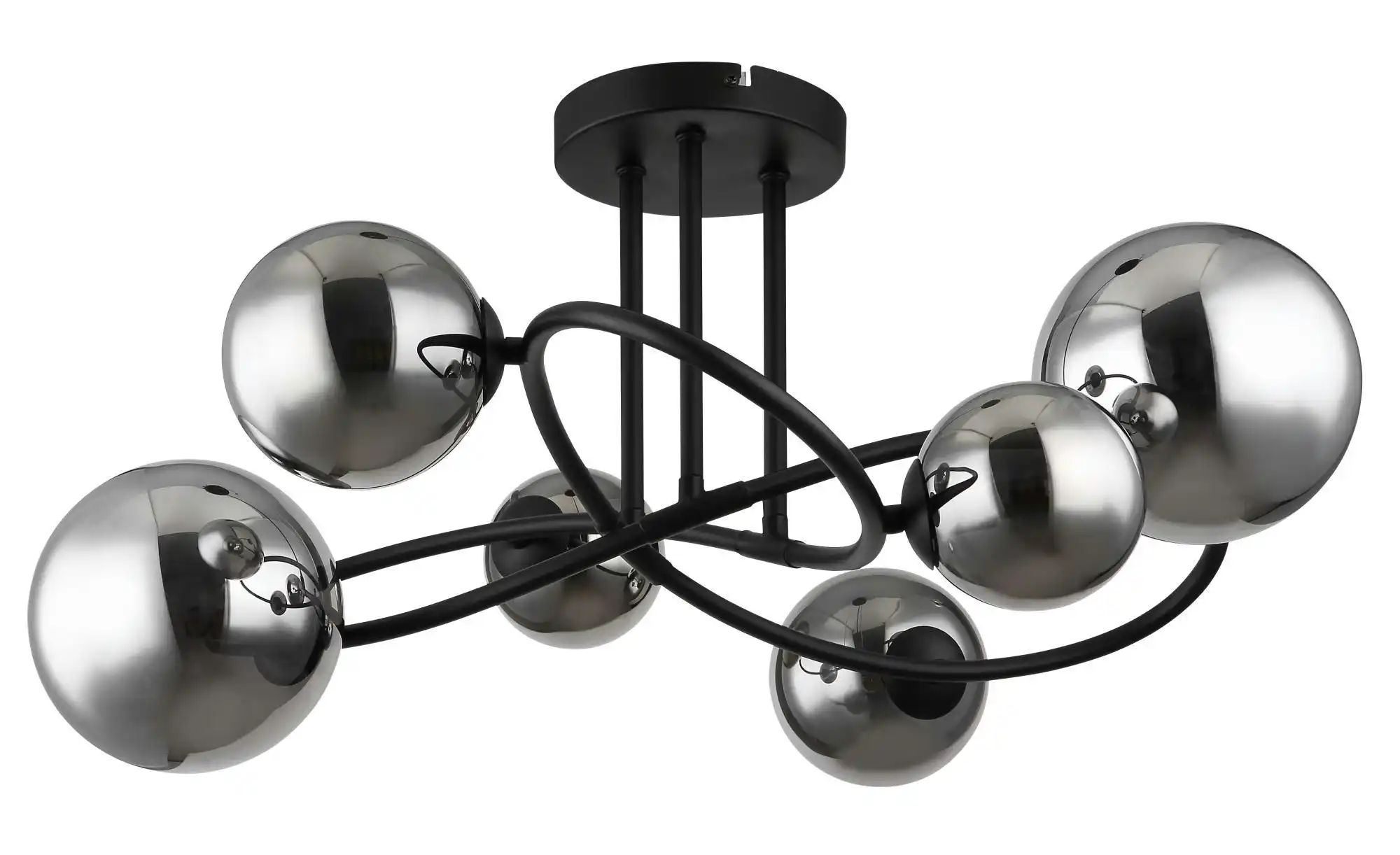 Globo Schwarz Lighting Led Deckenleuchte "Riha", ( Matt), 1 Stk., Leuchten, Deckenlampe, Glas, Design Leuchte, Wohnzimmer, Led Deckenleuchte - Bild 4