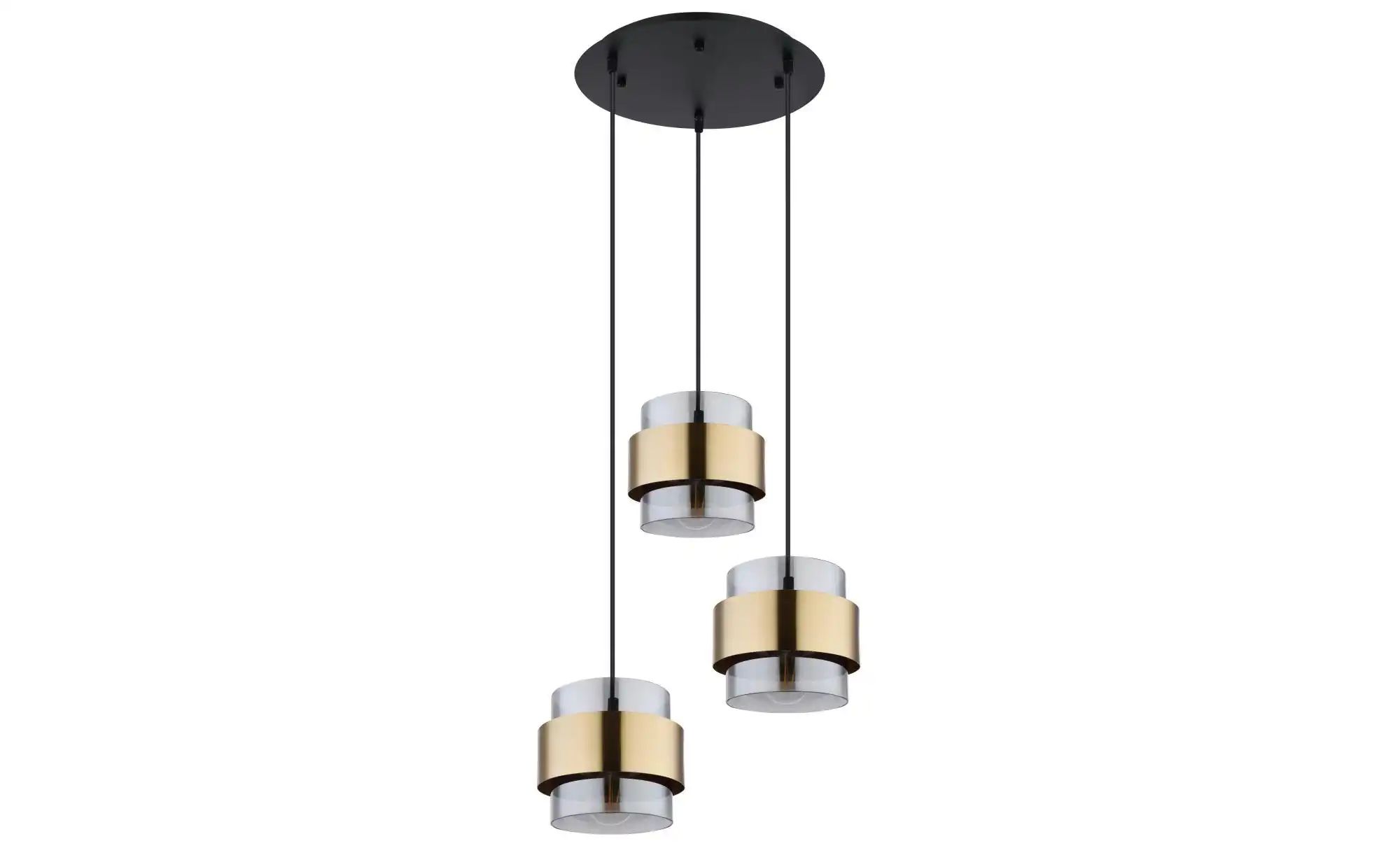 Globo Schwarz Lighting Pendelleuchte "Milley", ( Matt), 1 Stk., Leuchten, Hängeleuchte, Hängeleuchte, Gläser, Messing, Wohnzimmer, Pendelleu... - Bild 5