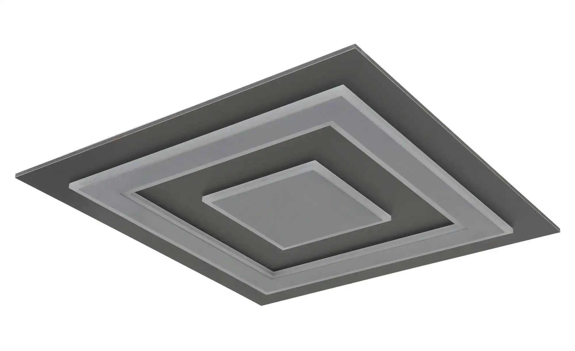 Grau Globo Lighting - Led Deckenlampe Wohnzimmerlampe Deckenleuchte Panel Aufbau, Mdf Kunststoff Metall, 50W 1900Lm Warmweiß, Lxbxh 60X60x4,6 Cm - Bild 3