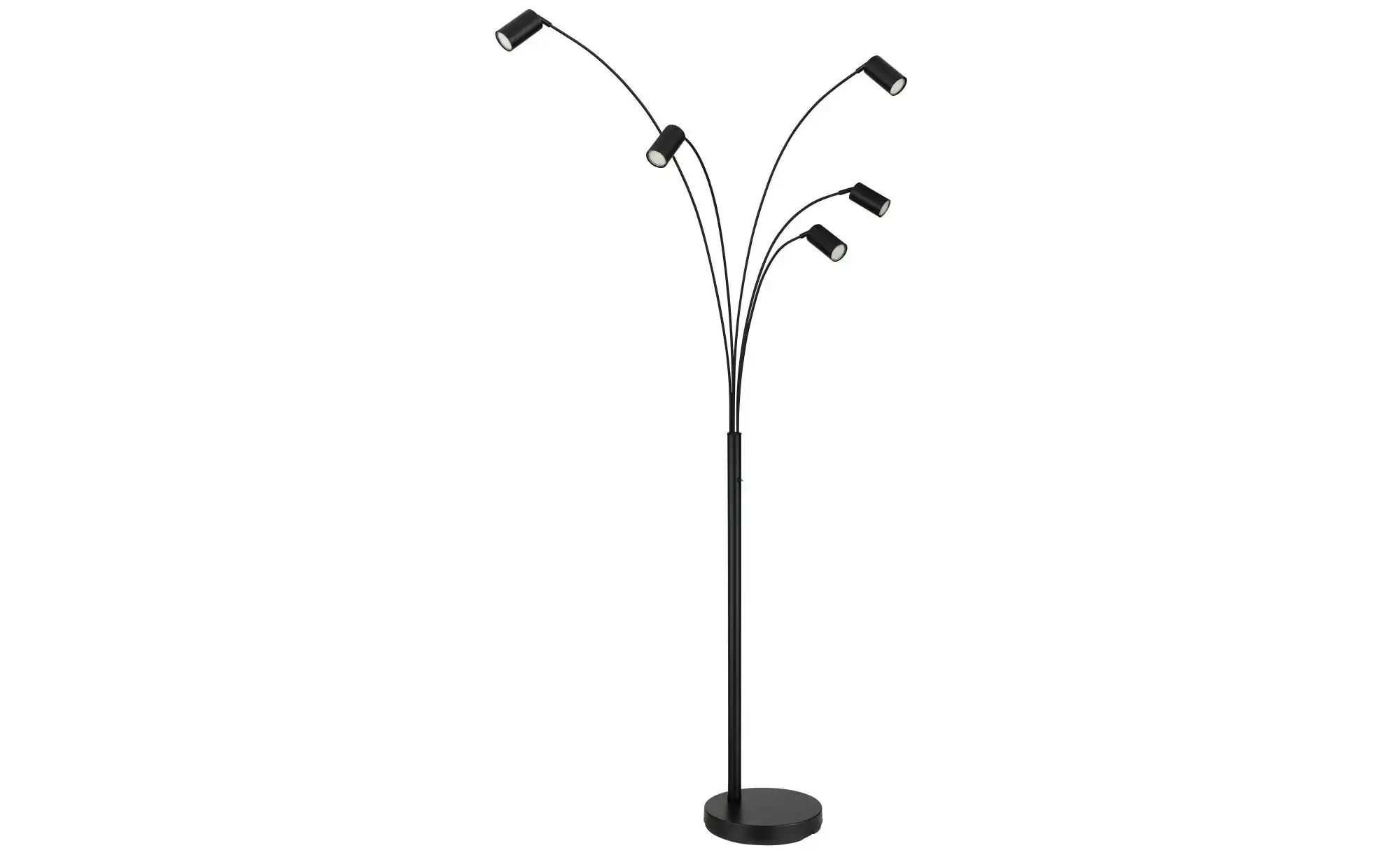 Globo Schwarz Lighting Stehlampe "Robby", ( Matt), 5, H: 204Cm, 1 Stk., Leuchten, Stehlampe Wohnzimmer Schlafzimmer Flur Design-Leuchte, Ste... - Bild 4