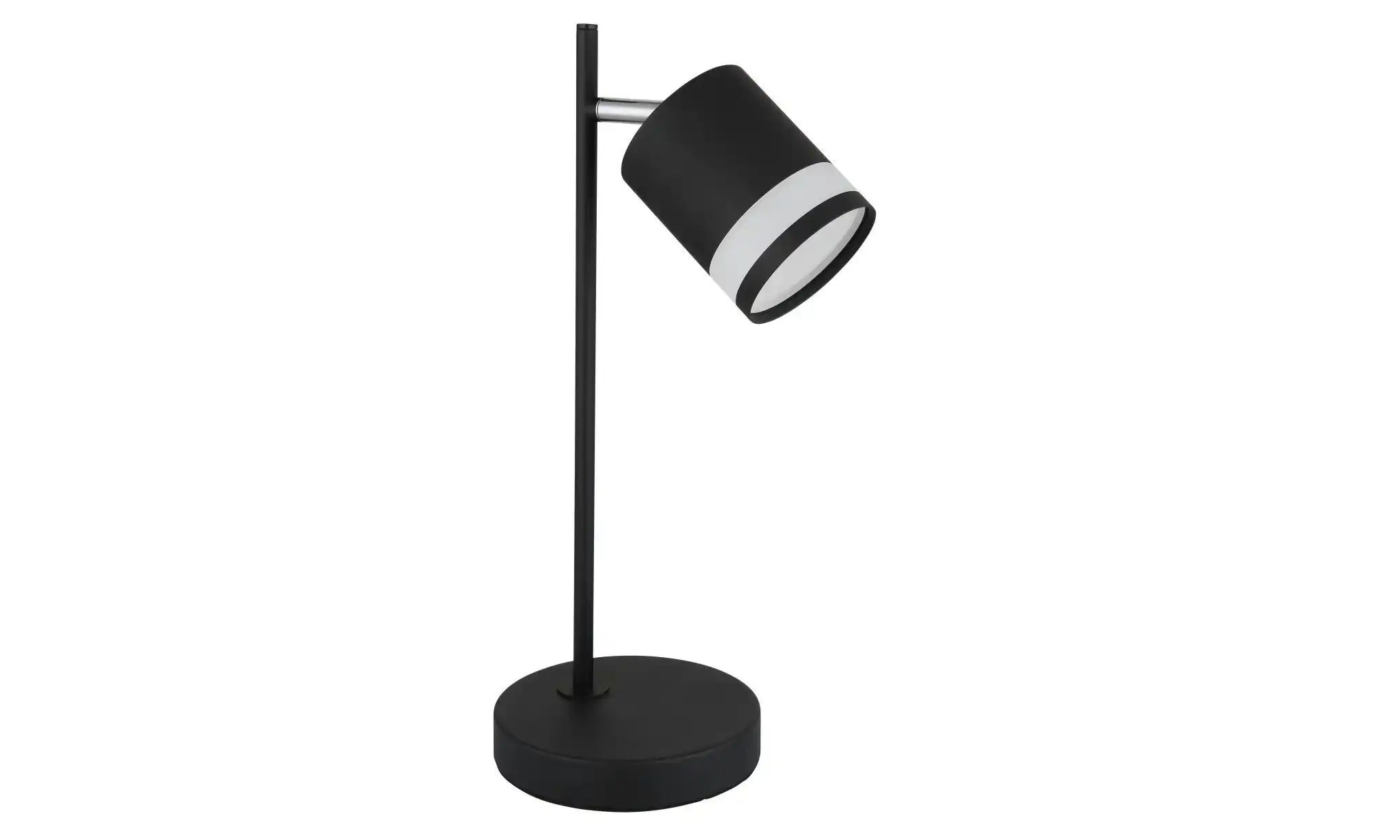 Schwarz Tischleuchte Tischlampe Schlafzimmerlampe Opal Verstellbar 1 Flammig Led - Bild 3