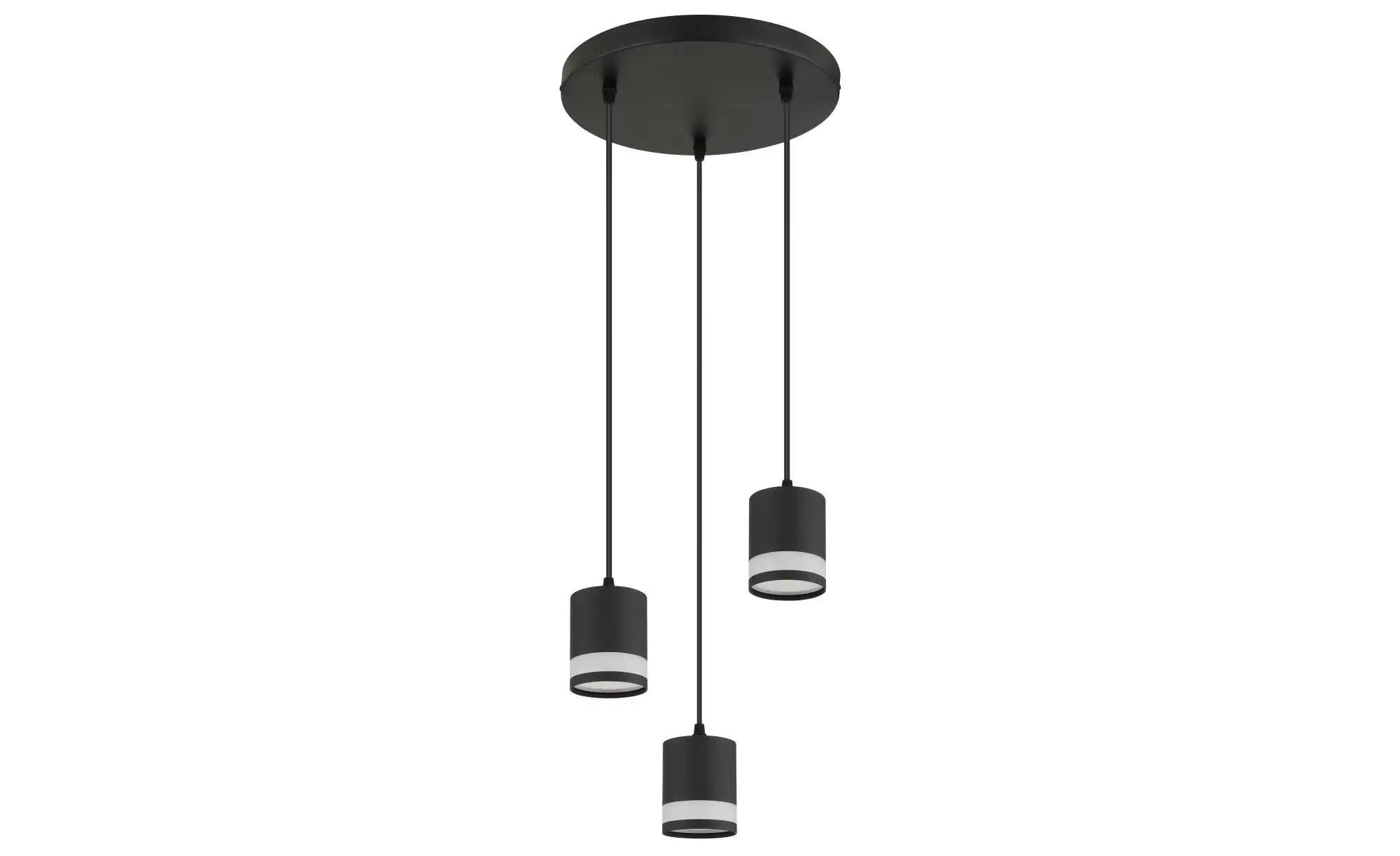 Schwarz Pendelleuchte Hängelampe Esszimmerleuchte Küchenlampe 3 Flammig Led - Bild 3