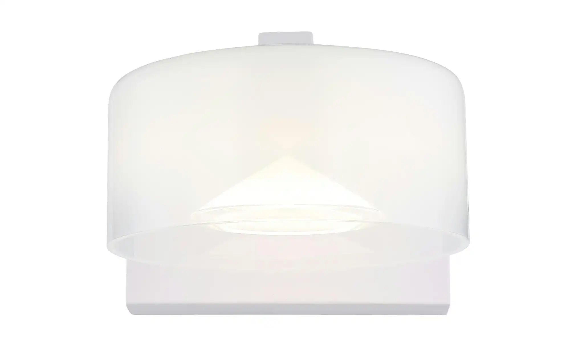 Weiß Wandleuchte Wandlampe Wohnzimmerleuchte 1 Flammig Glas Led B 15 Cm - Bild 3