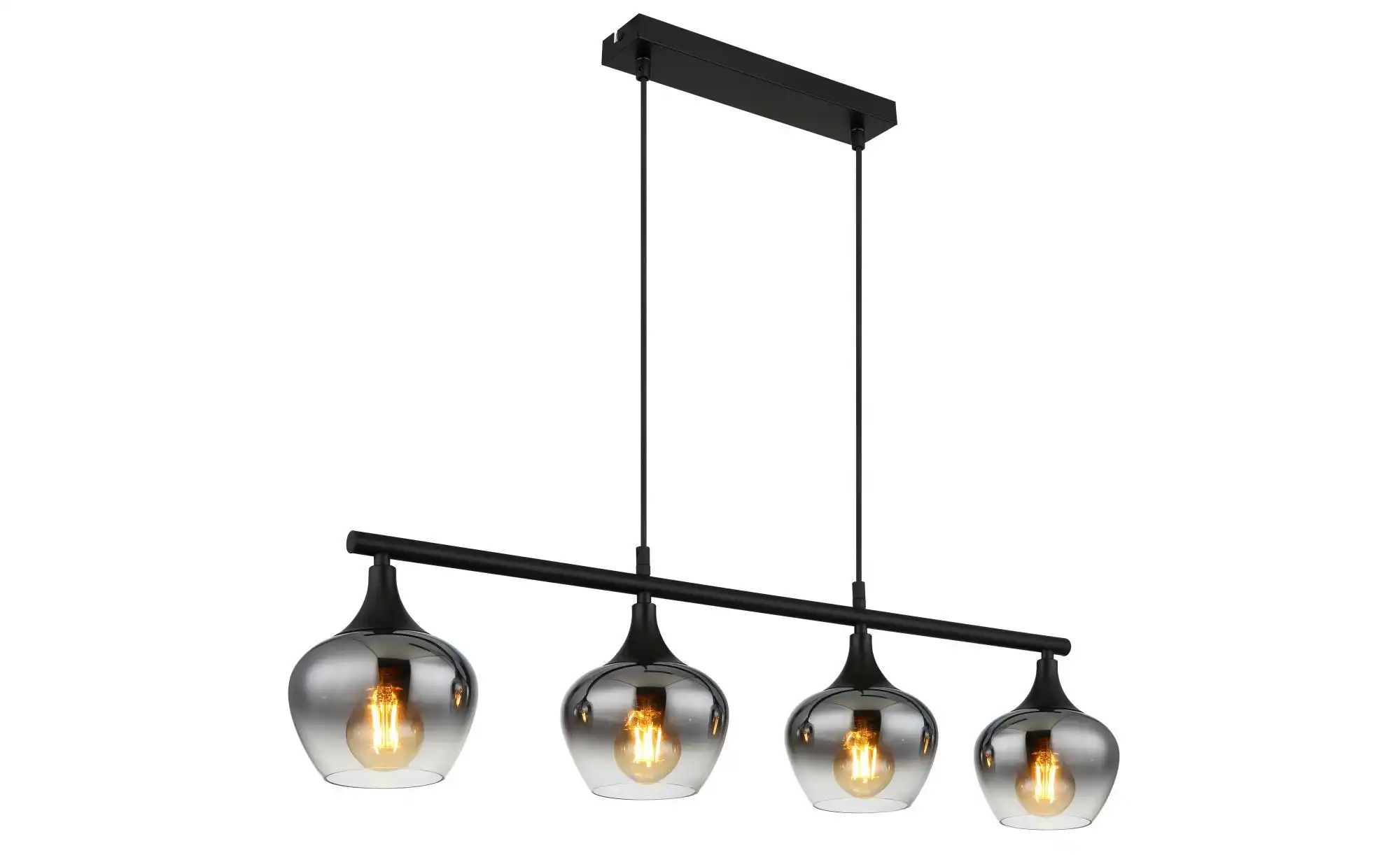 Globo Schwarz Lighting Pendelleuchte "Maxy", ( Matt), 1 Stk., Leuchten, Hängeleuchte, Essbereich, Hängelampe, Gläser, E27 Fassung, Pendelleu... - Bild 3