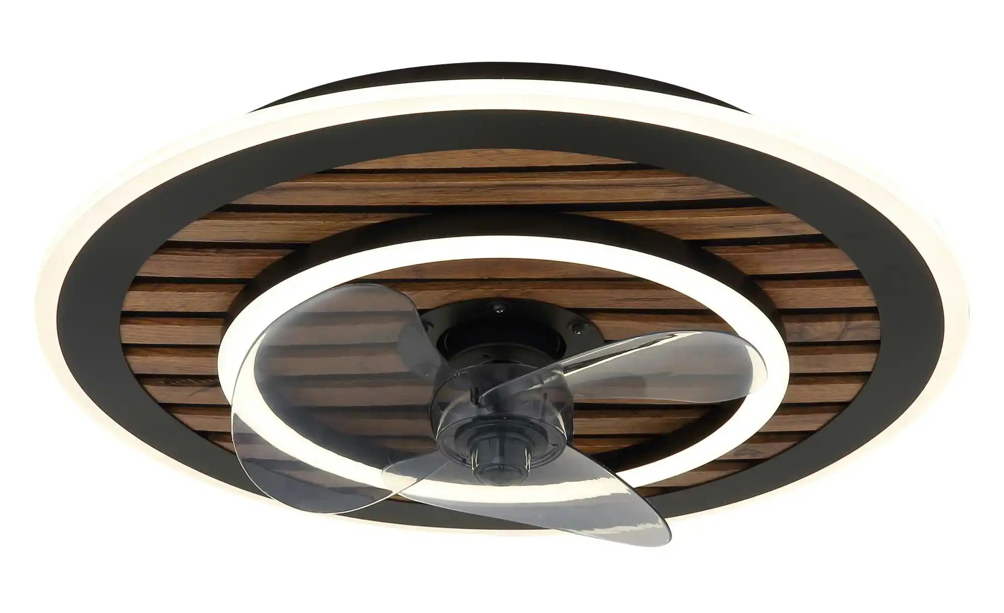 Globo Lighting Deckenventilator  schwarz Maße (cm): H: 13 Ø: 49 - Höffner - Image 4
