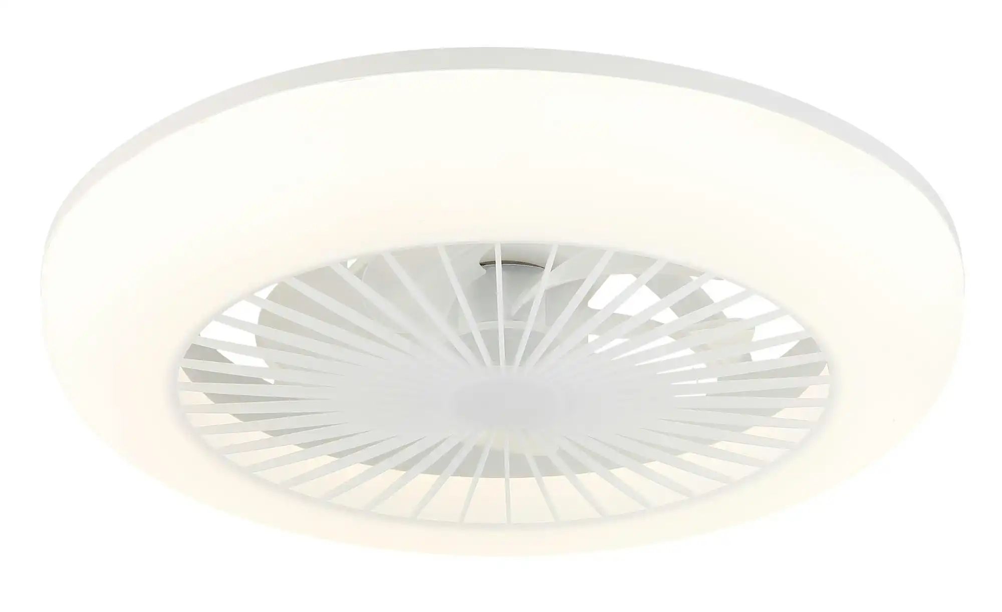 Globo Weiß Lighting Deckenleuchte "Ferrell", ( Matt), 1, Ø 45Cm H: 14Cm, 1 Stk., Leuchten, Deckenventilator Mit Led, Dimmbar, Smart & Energiesp... - Image 4