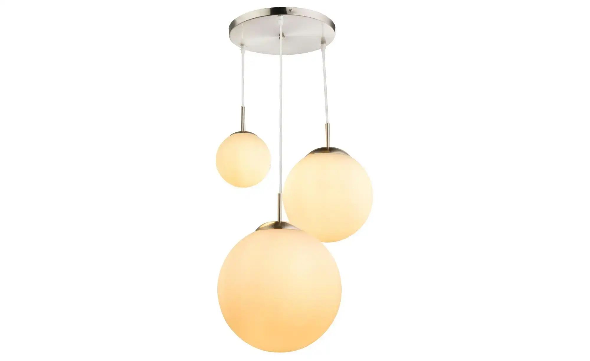 Globo Silber/Weiss Pendelleuchte, Joel (E27) - Bild 3