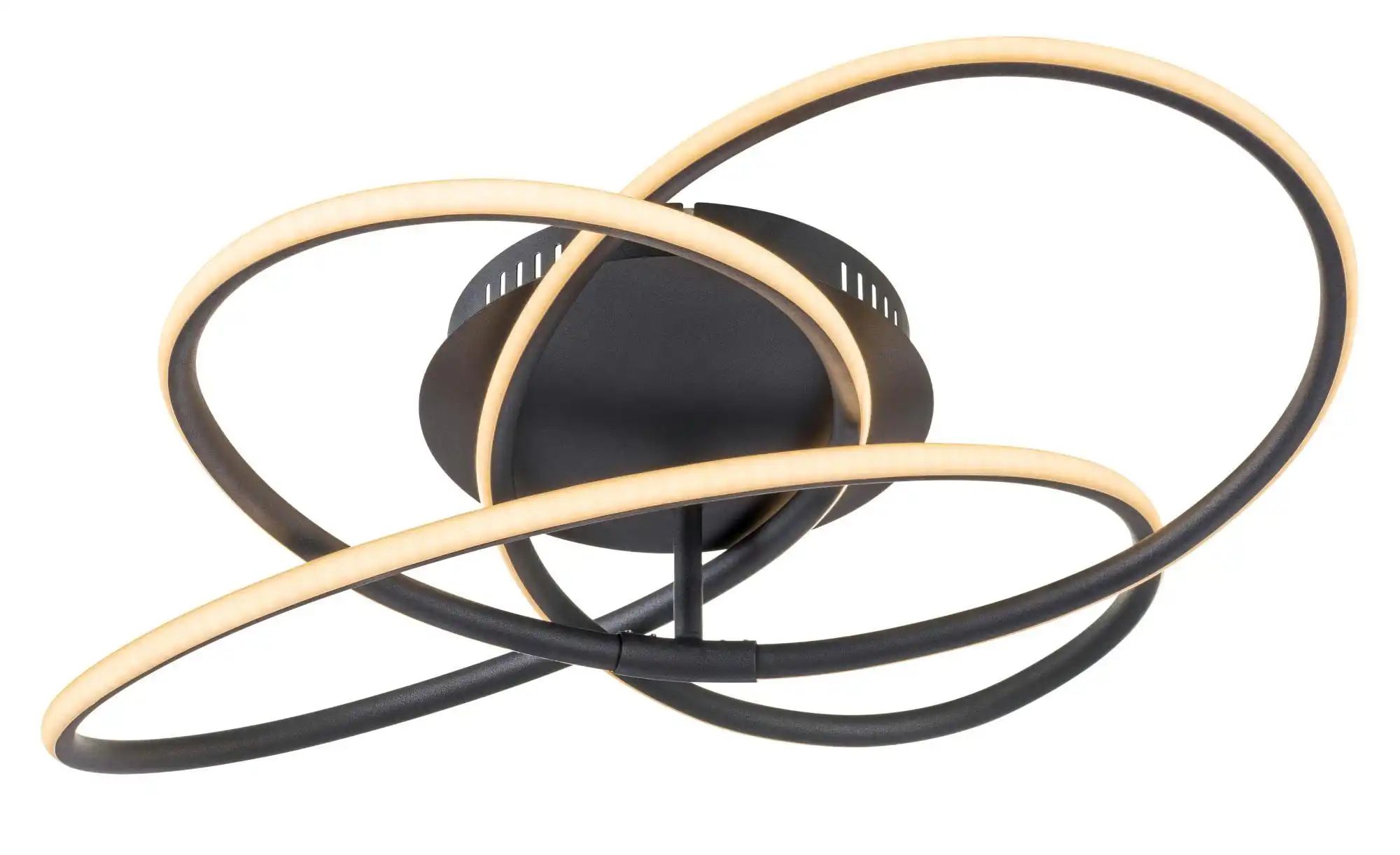Globo Lighting Deckenleuchte schwarz Maße (cm): H: 12,7 Ø: 60 - Höffner - Bild 4
