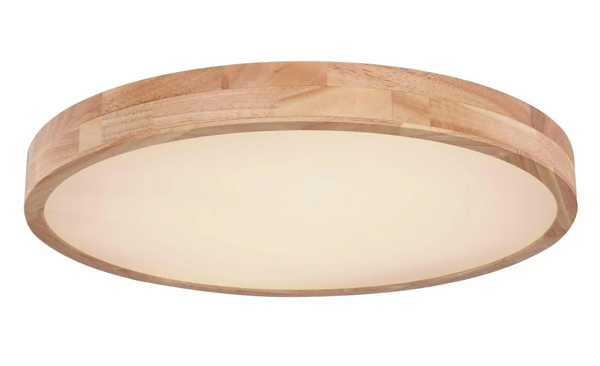 Globo Lighting Deckenleuchte holzfarben Maße (cm): H: 10,5 Ø: 60 - Höffner - Bild 5