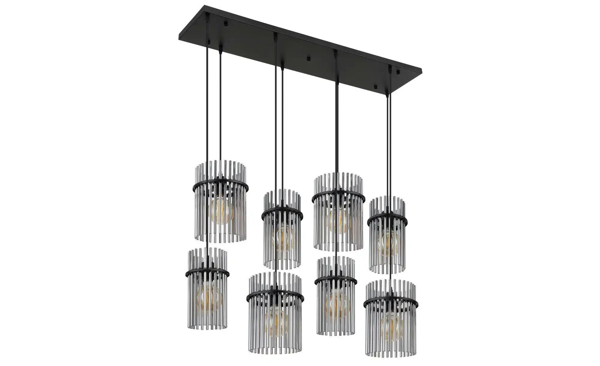 Globo Lighting Hängeleuchte schwarz Maße (cm): B: 38 H: 125 - Höffner - Bild 4