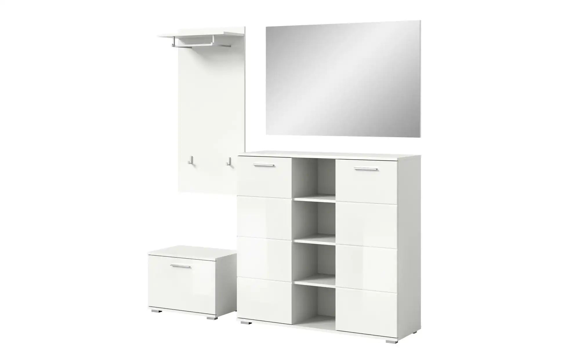 Garderoben-Set | weiß | Maße (cm): B: 180 H: 191 Flurmöbel > Garderoben Sets - Sconto