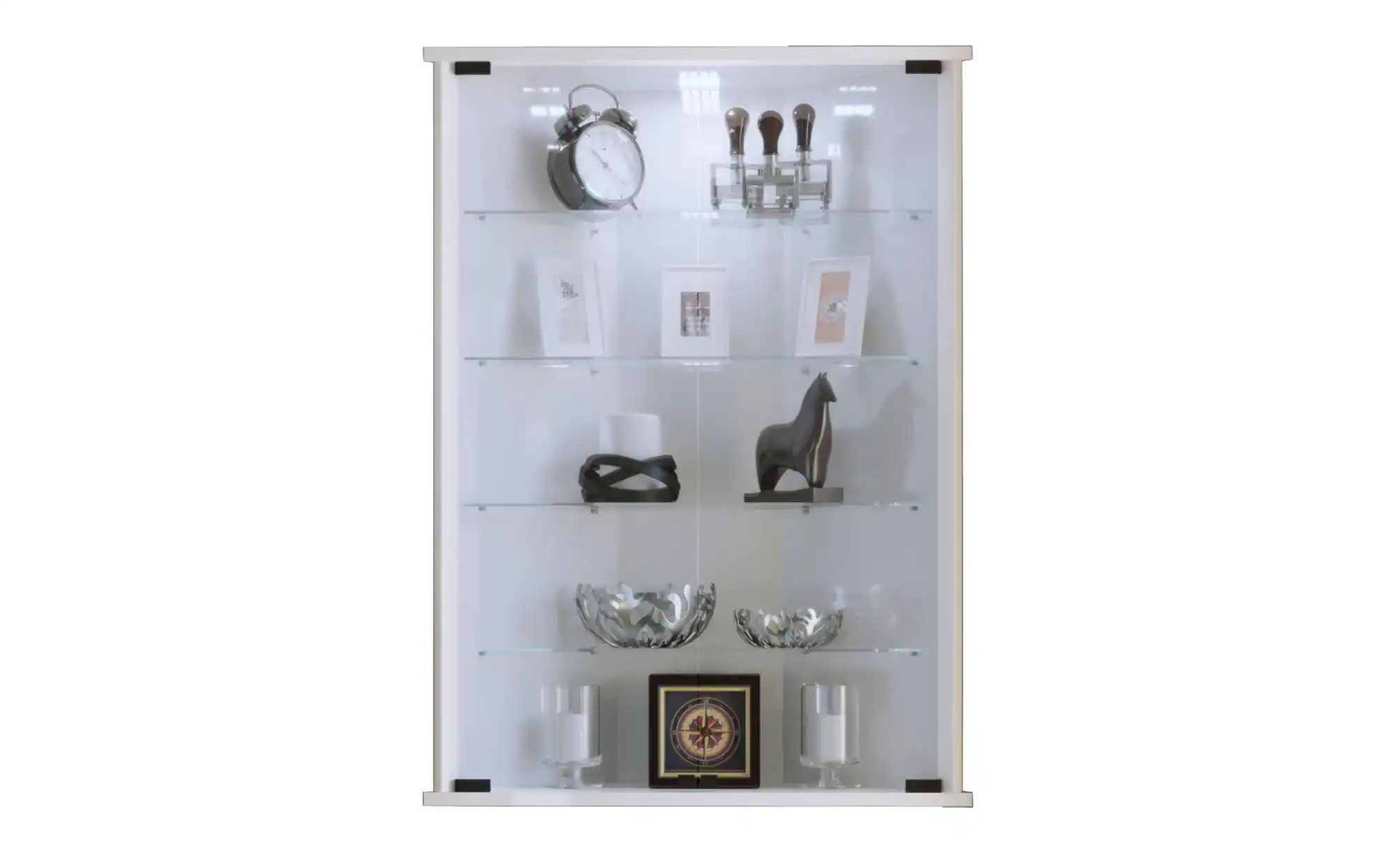 Vcm Weiss Vitrine + Buffetschrank, Vecko (67 X 23 X 88 Cm) - Image 3