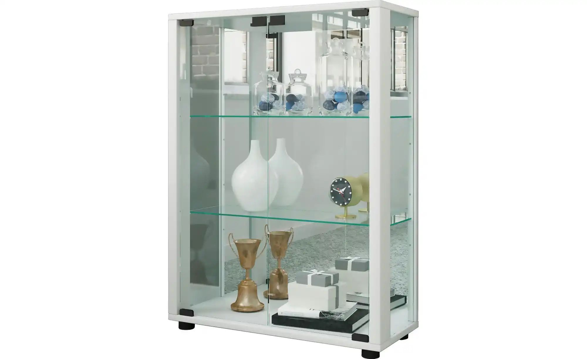 Vcm Weiss Vitrine + Buffetschrank, Sintalo (60 X 25 X 80 Cm) - Image 4