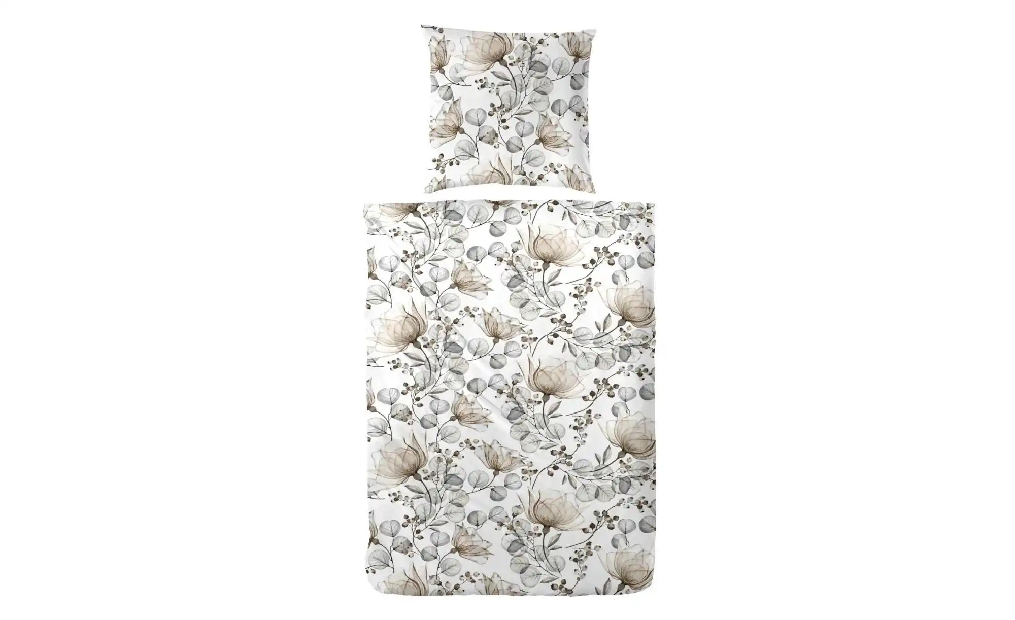 Bettwäsche-Set | grau | Maße (cm): B: 155 H: 1 Bettwaren > Bettwäsche - Sconto