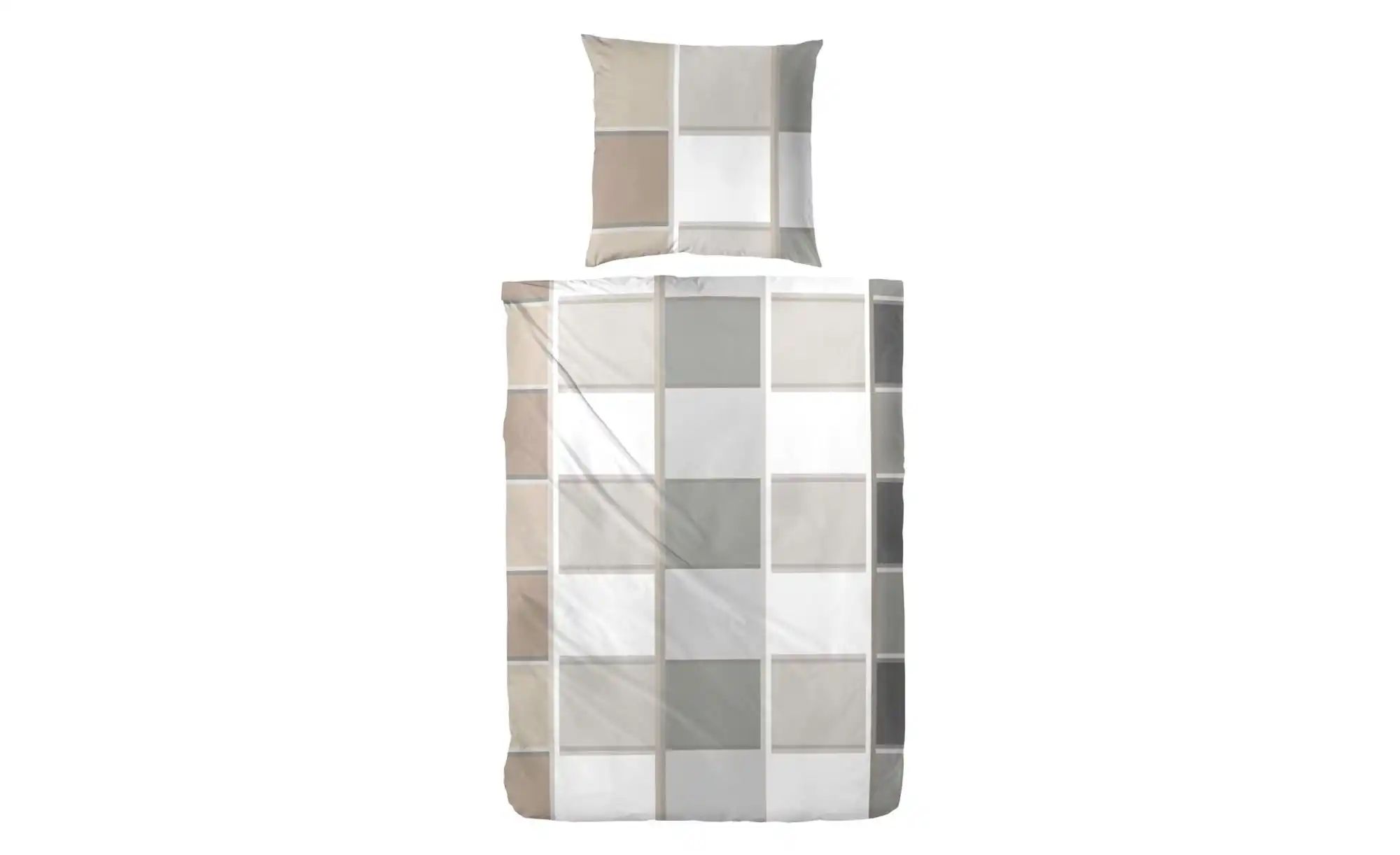 Bettwäsche-Set | grau | Maße (cm): B: 135 H: 1 Bettwaren > Bettwäsche - Sconto