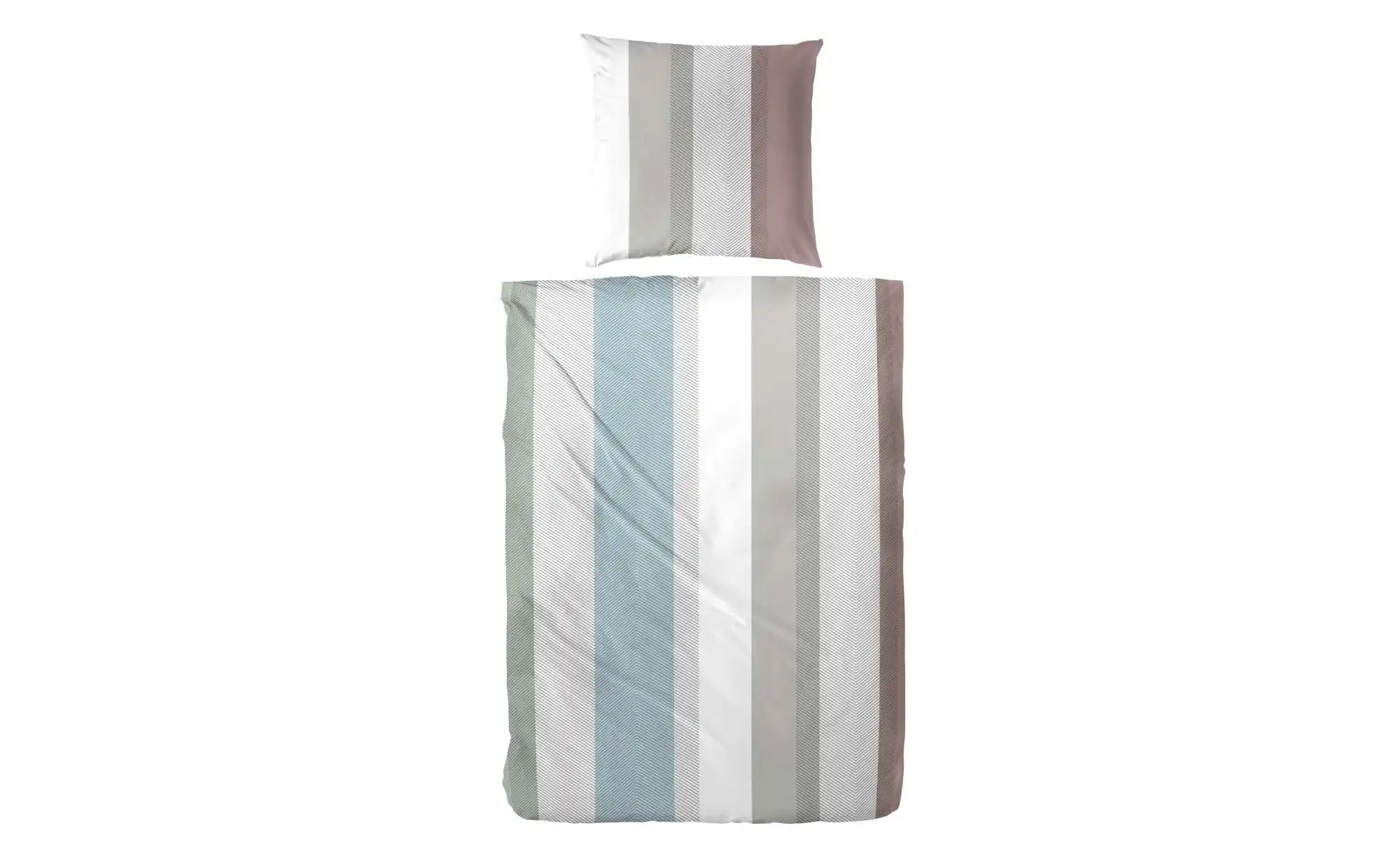 Bettwäsche-Set | grau | Maße (cm): B: 155 H: 1 Bettwaren > Bettwäsche - Sconto