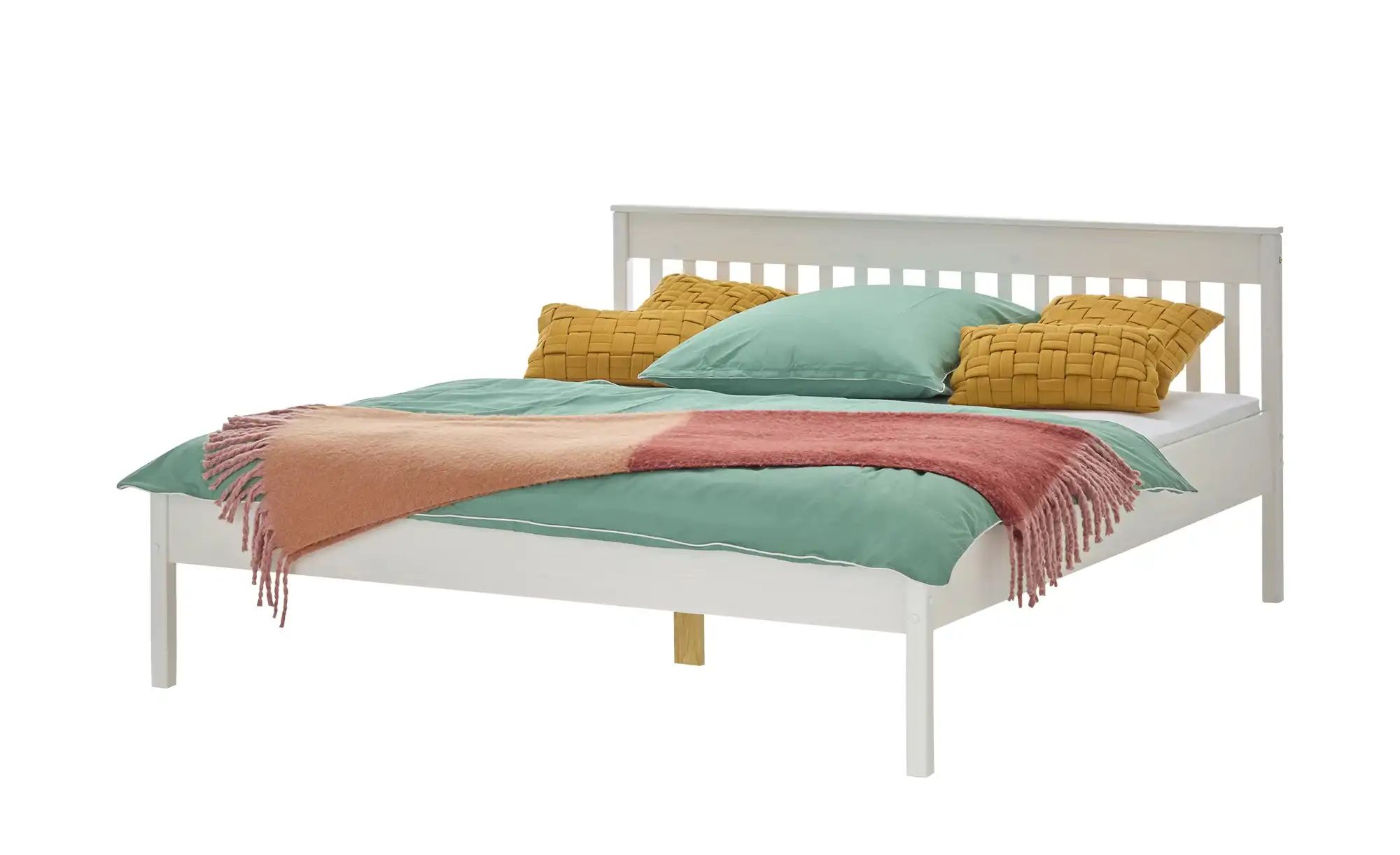 Bettgestell Landliv | weiß | Maße (cm): B: 187 H: 92 Betten > Doppelbetten - Sconto Image