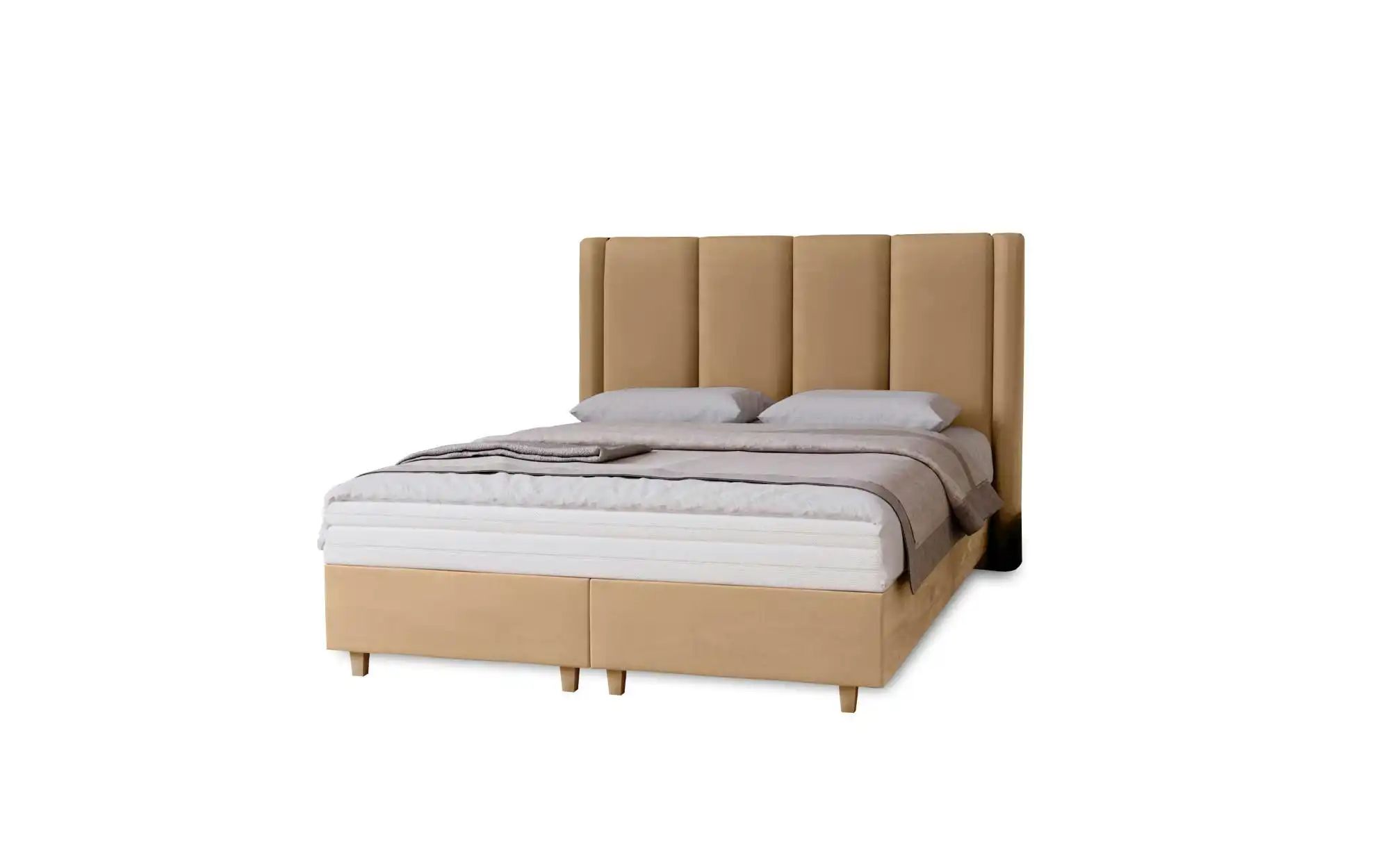 Polsterbett Bella | creme | Maße (cm): B: 220 H: 110 Betten > Polsterbetten - Sconto Image
