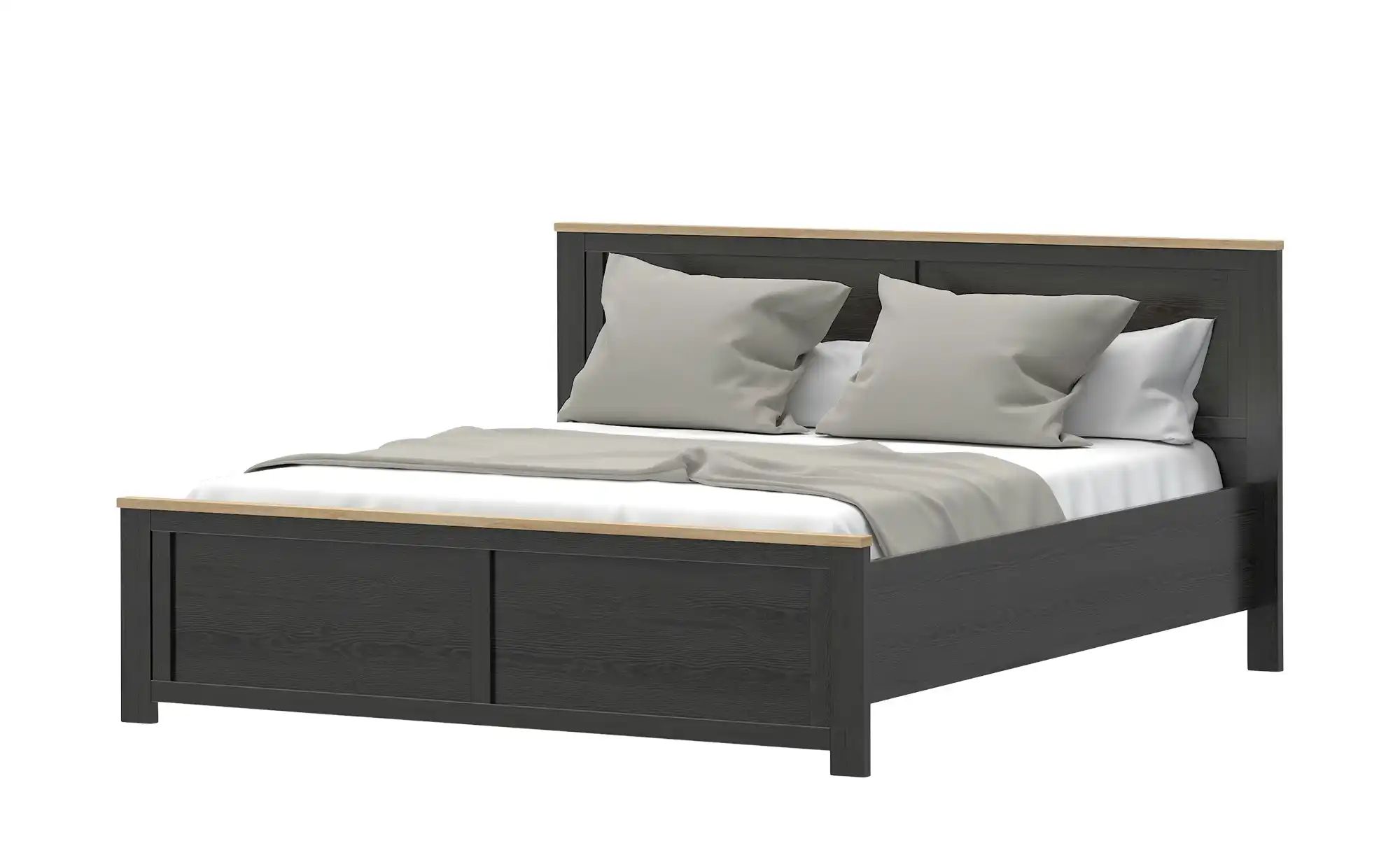 Doppelbett Bohol | schwarz | Maße (cm): B: 198 H: 103 Betten > Doppelbetten - Sconto Image