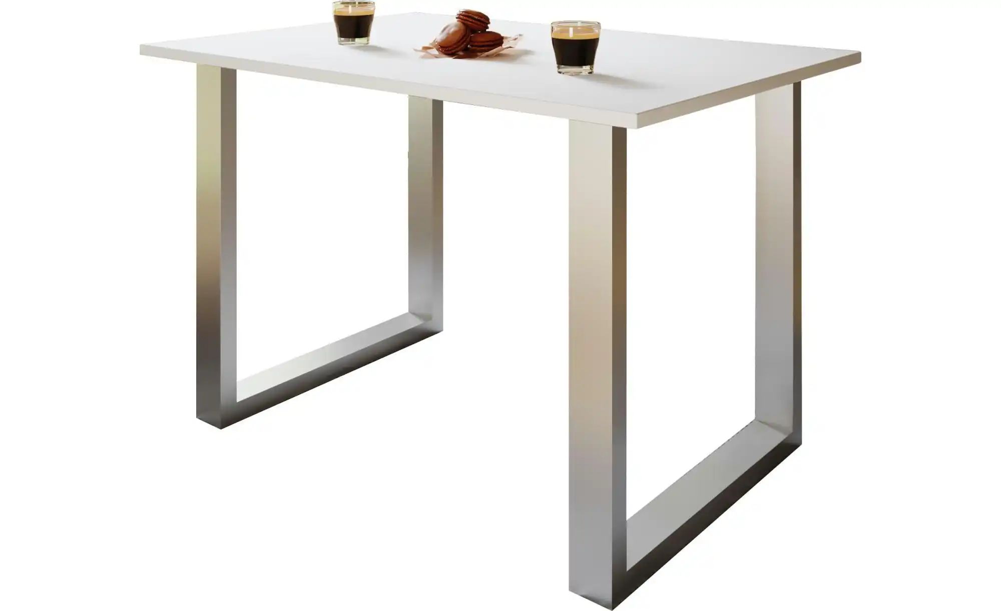 Vcm Morgenthaler Bureau »Xona« 140/50 Cm Zilveren Beugelpootframe