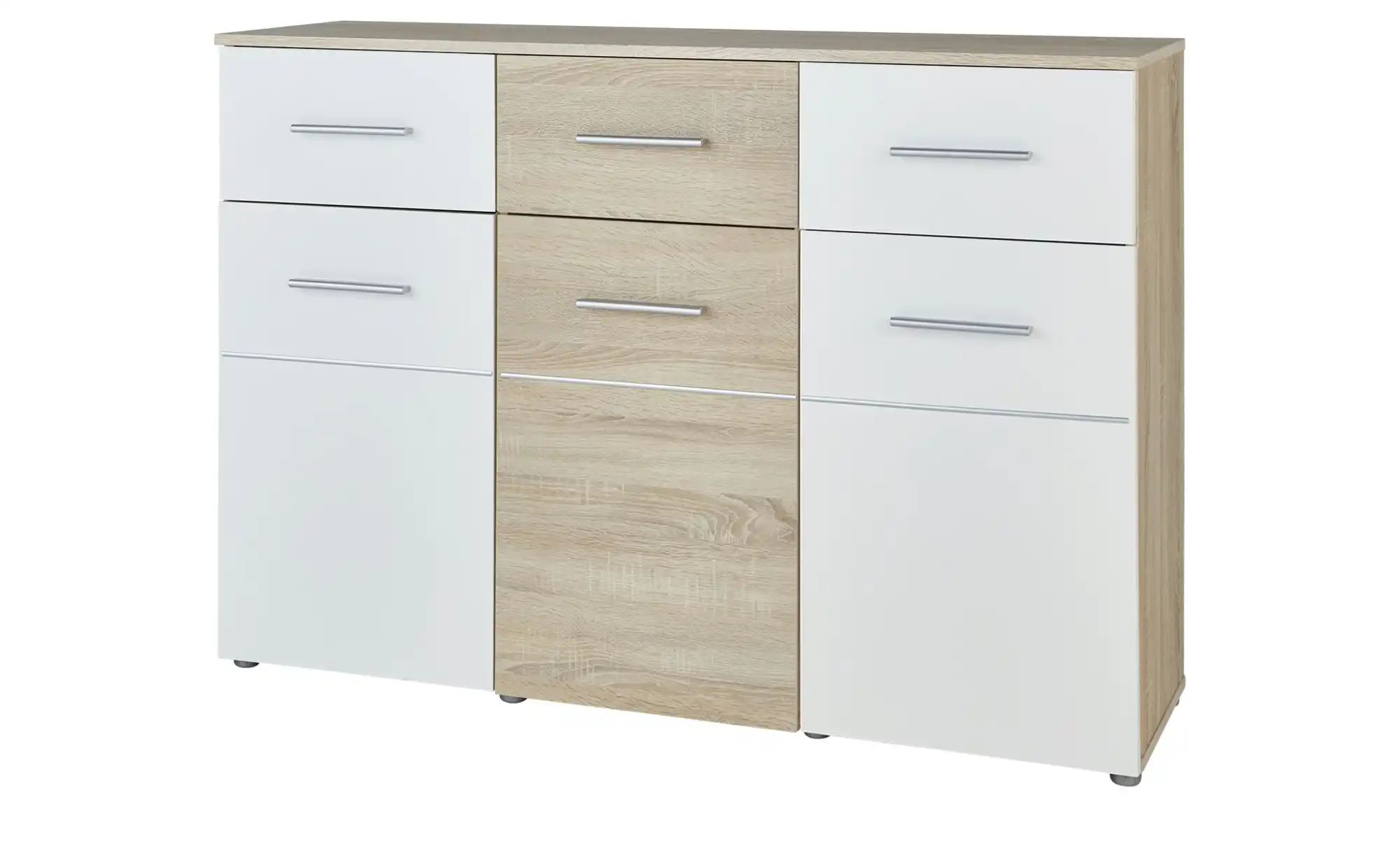 Sonoma Eiche Kommode 132 cm breit