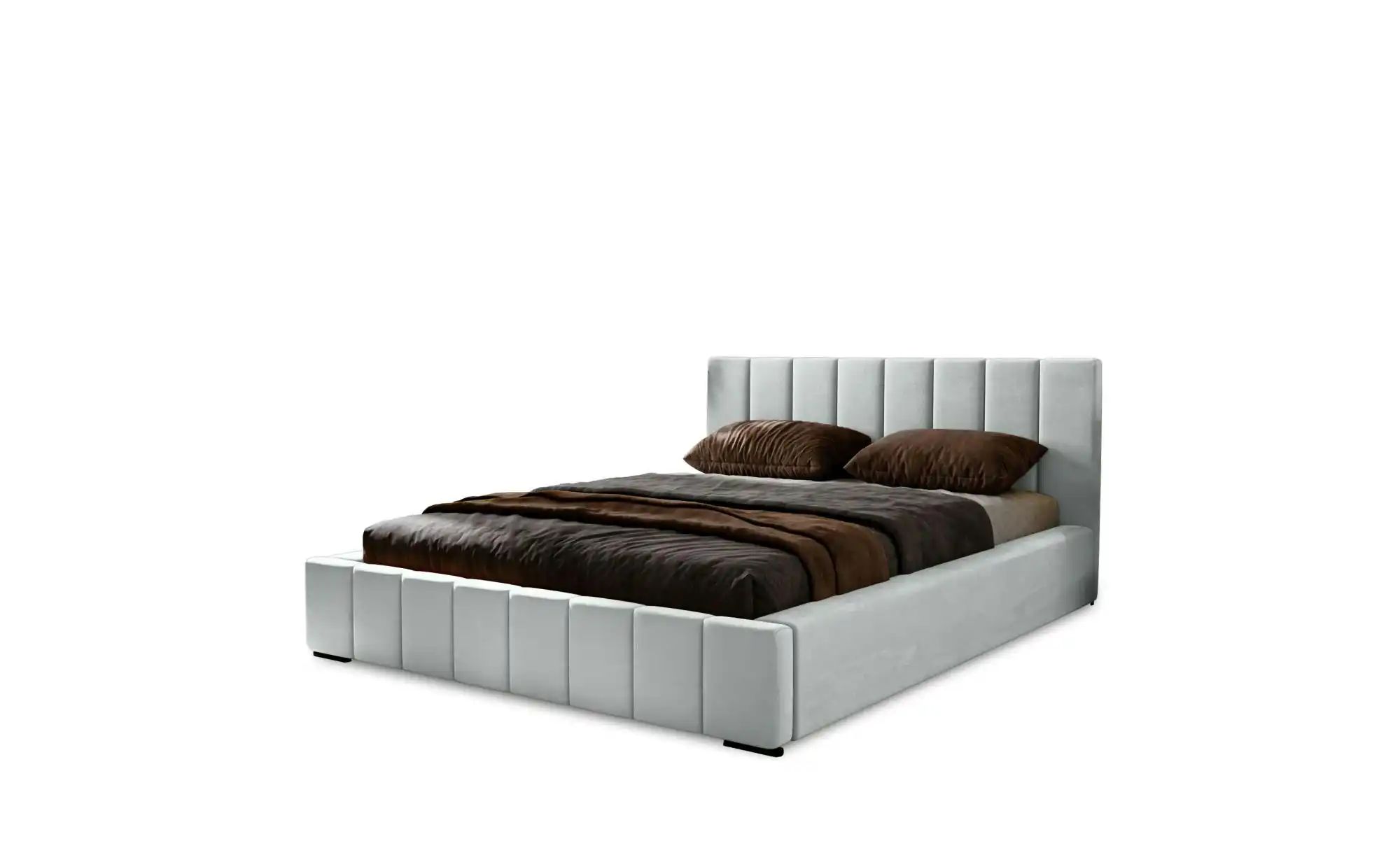 Polsterbett Nero | silber | Maße (cm): B: 195 H: 100 Betten > Polsterbetten - Sconto Image