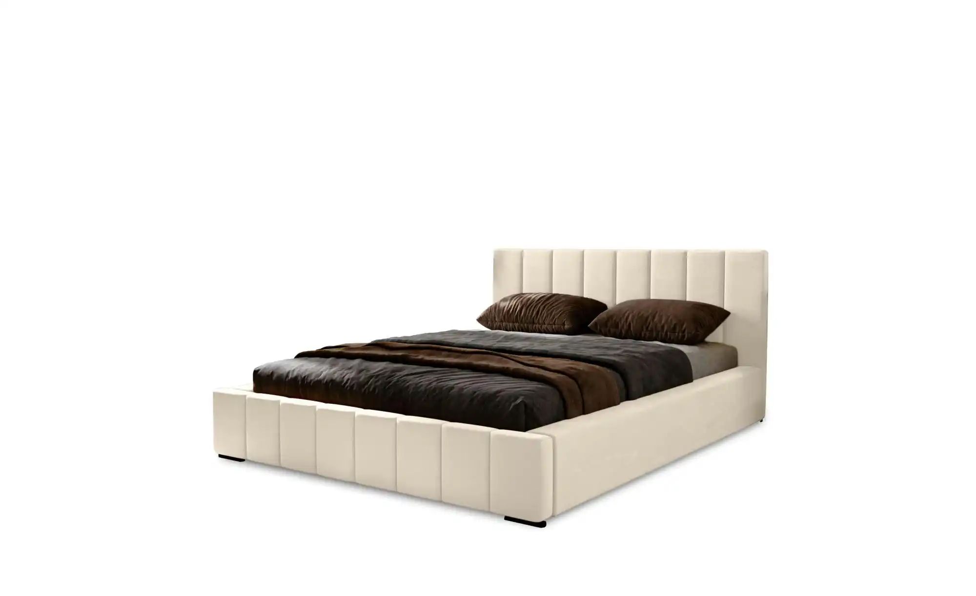 Polsterbett Nero | beige | Maße (cm): B: 215 H: 100 Betten > Polsterbetten - Sconto Image