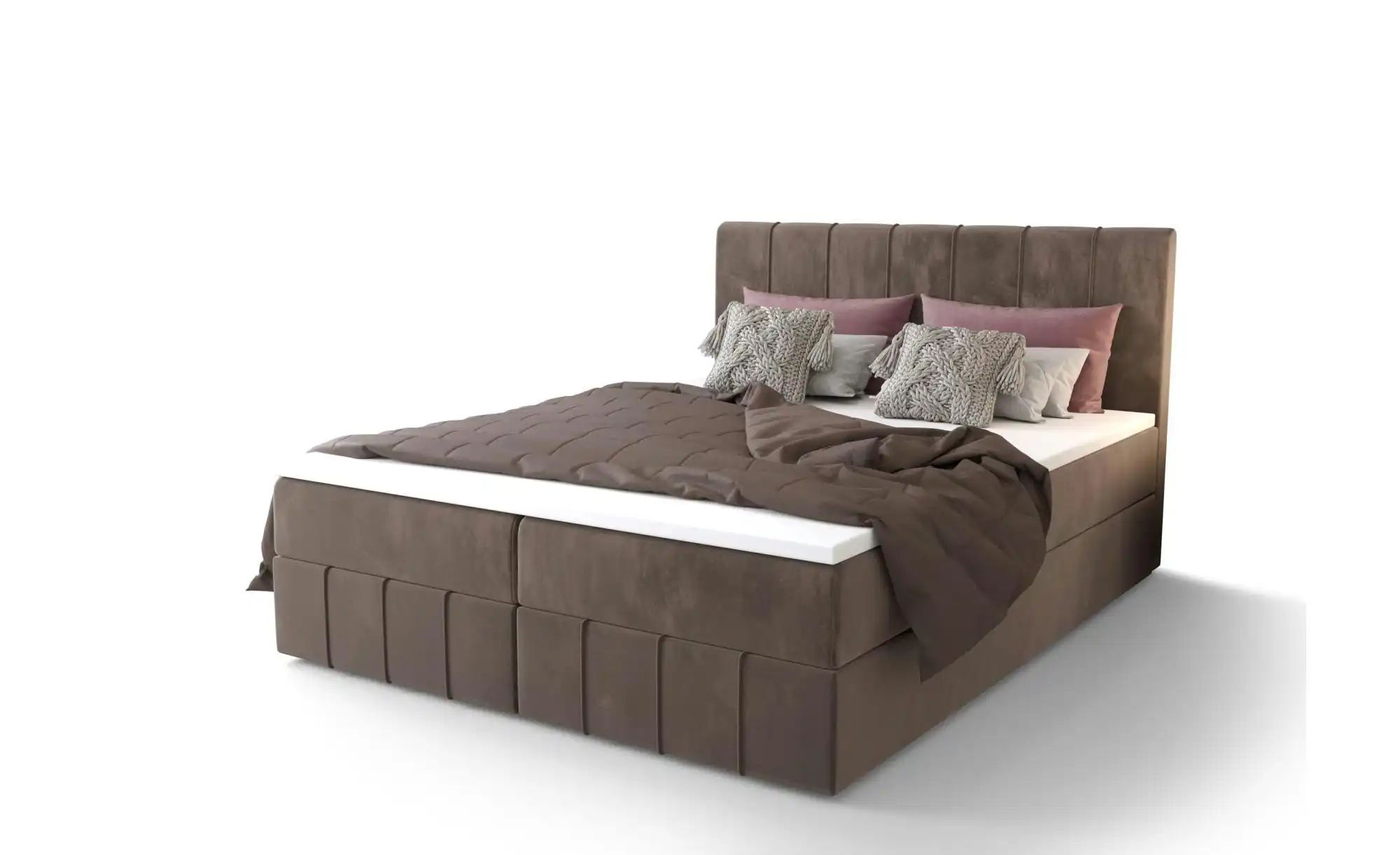 Boxbett mit Stauraum Bahama | braun | Maße (cm): B: 140 H: 102 Betten > Polsterbetten - Sconto Image