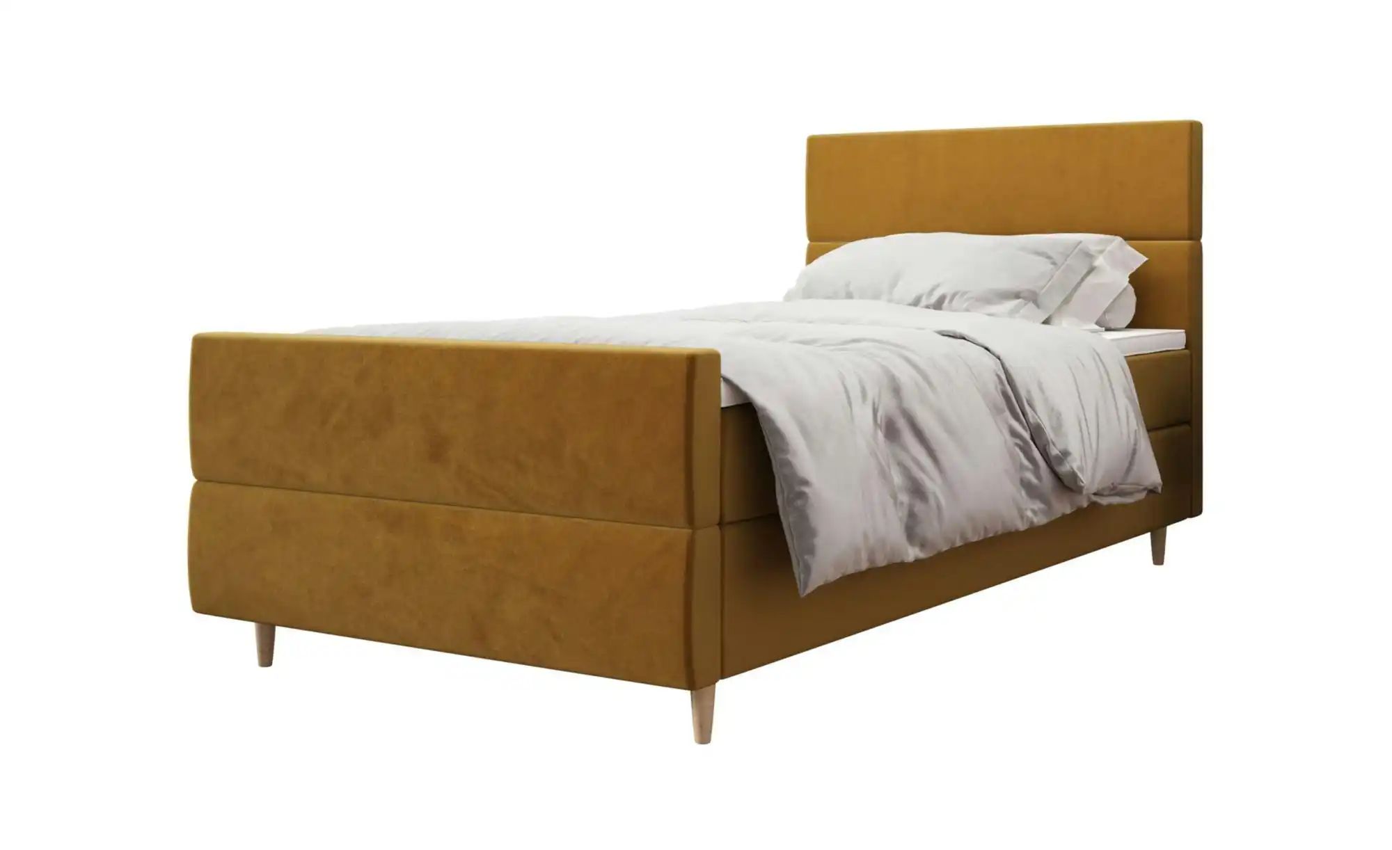 Boxbett mit Stauraum Flo Plus | gelb | Maße (cm): B: 120 H: 114 Betten > Polsterbetten - Sconto Image