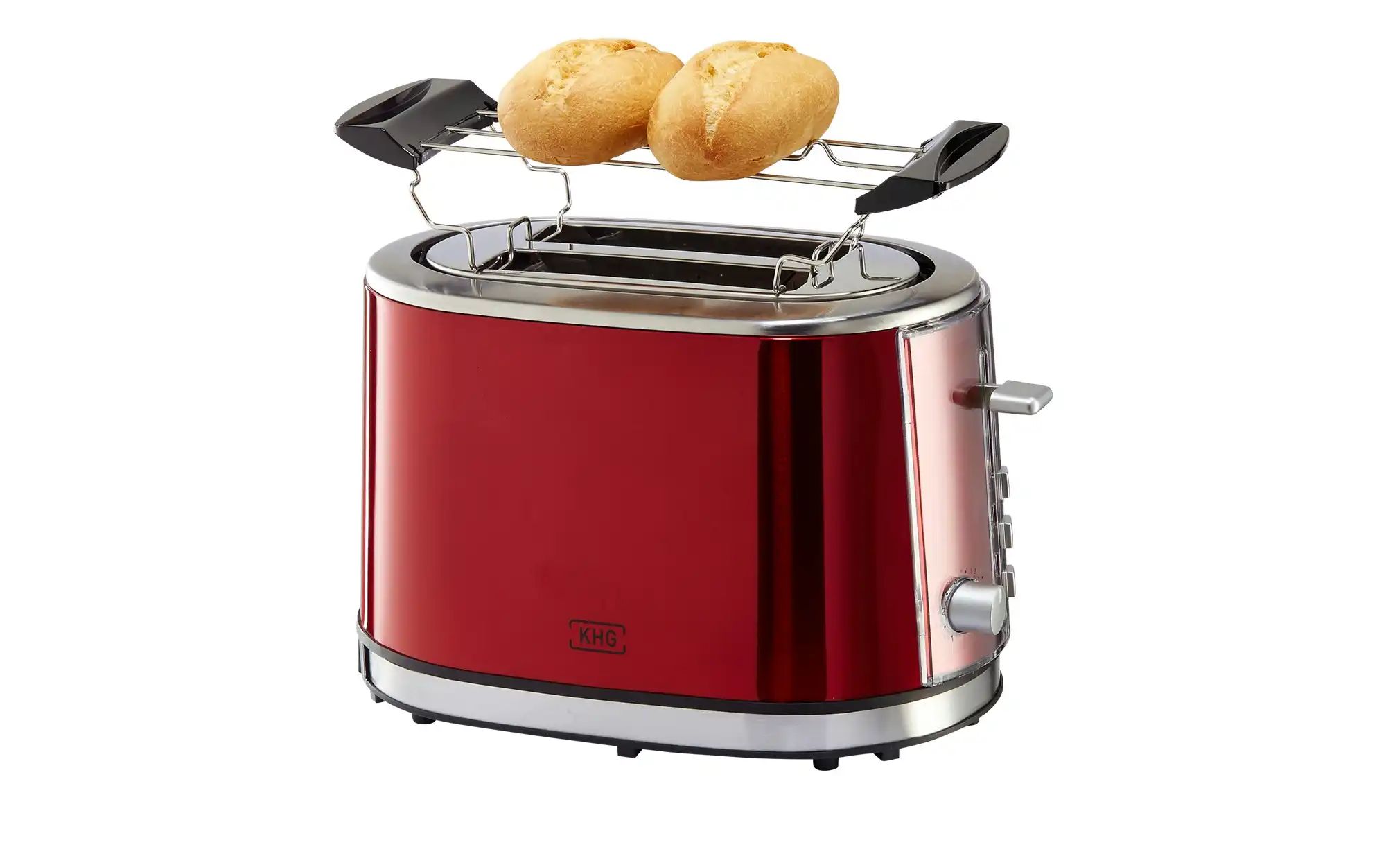 KHG Toaster TO-852 (MRE) - rot - Kunststoff, Metall-lackiert - 33,5 cm - 21 cm - 24,5 cm - Sconto KHG Toaster TO-852 (MRE) - rot - Kunststoff, Metall-lackiert - 33,5 cm - 21 cm - 24,5 cm - Sconto