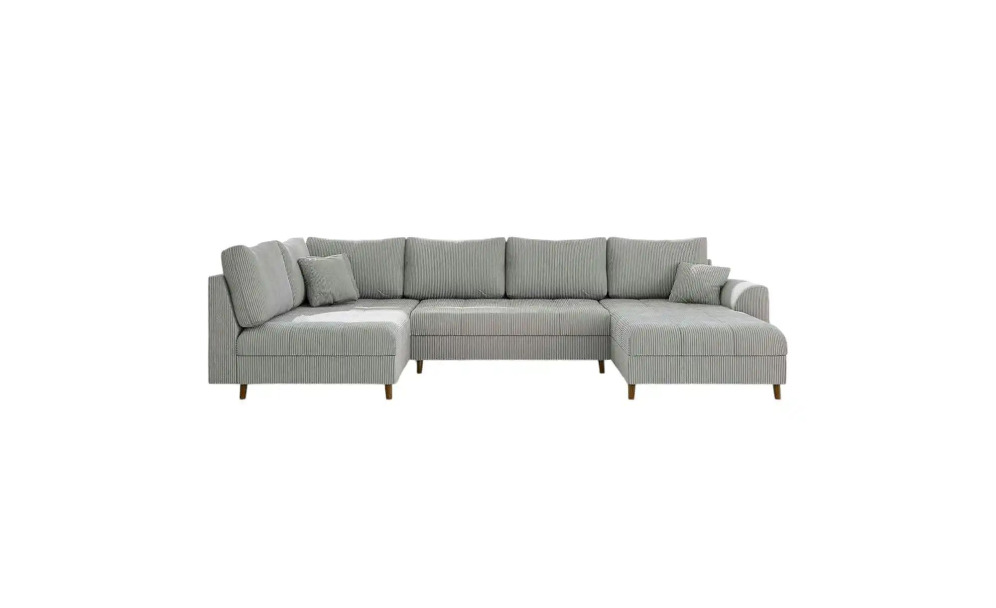 S-STYLE Wohnlandschaft Maya | grau | Maße (cm): B: 310 H: 81 Sofas > Wohnlandschaften - Sconto