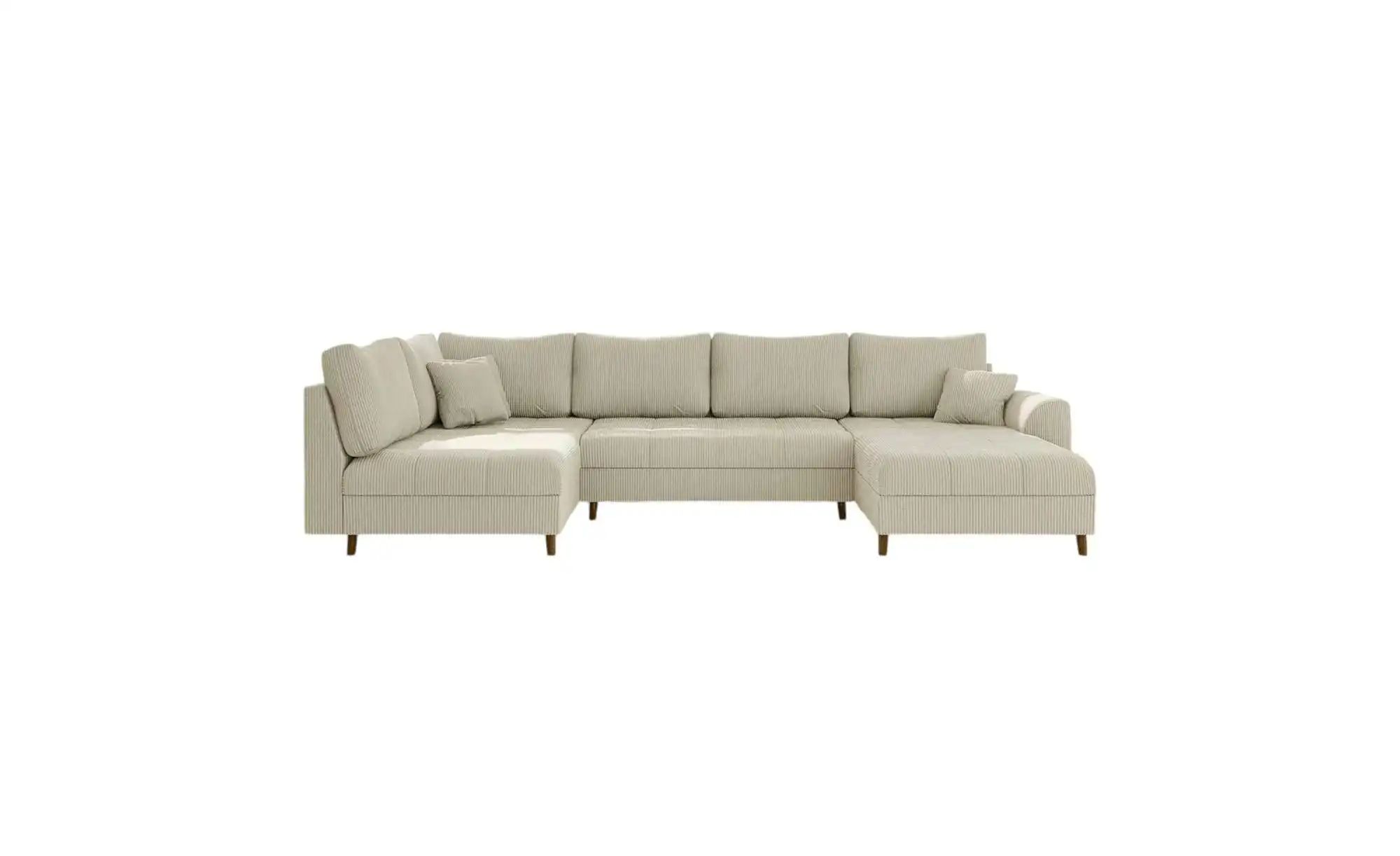 S-STYLE Wohnlandschaft Maya | beige | Maße (cm): B: 310 H: 81 Sofas > Wohnlandschaften - Sconto