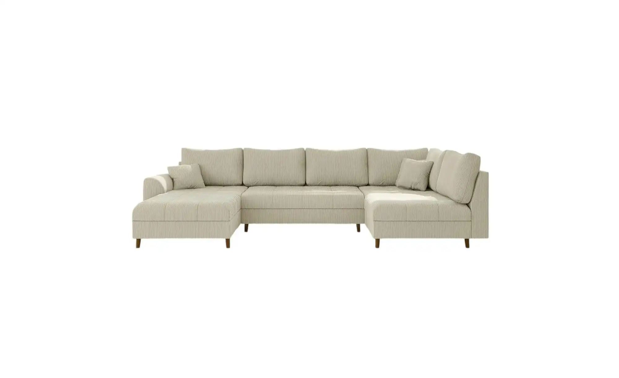 S-STYLE Wohnlandschaft Maya | beige | Maße (cm): B: 310 H: 81 Sofas > Wohnlandschaften - Sconto